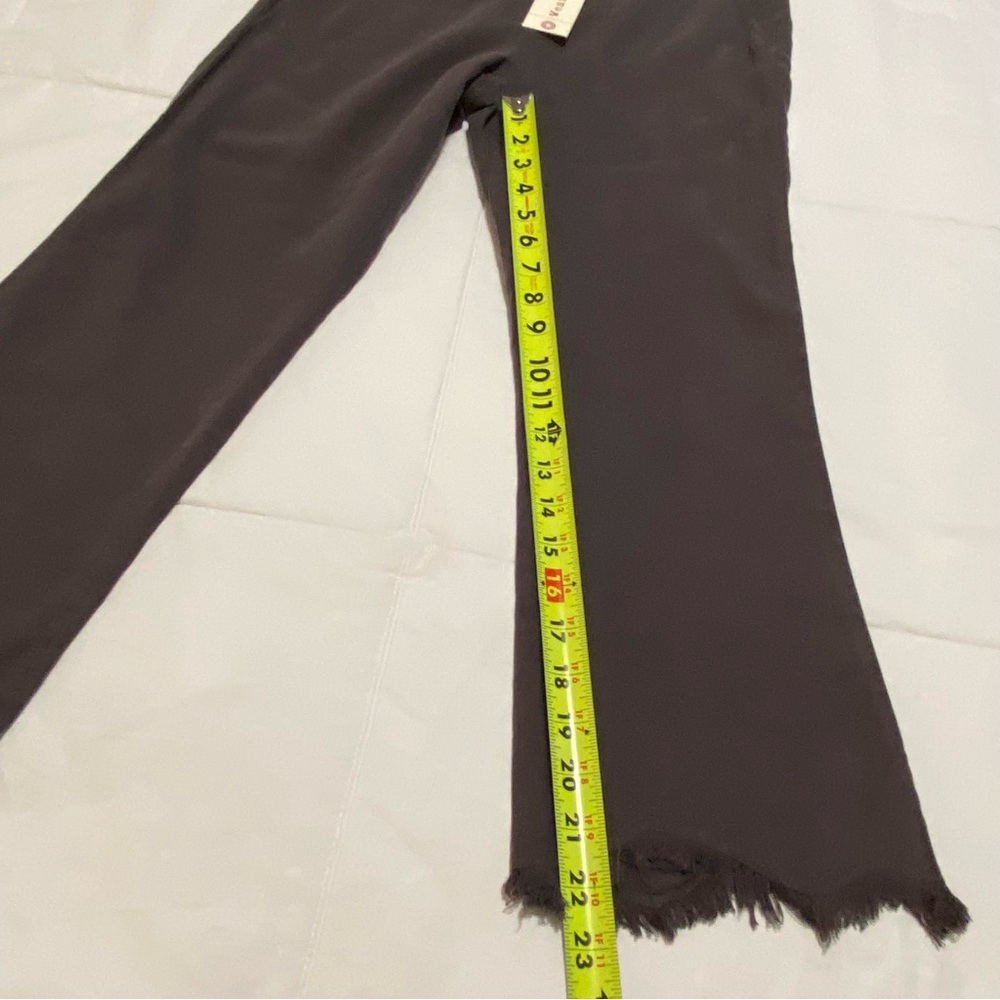 XCVI Wearables Dark Gray Frayed Hem Pants - Picture 4 of 14